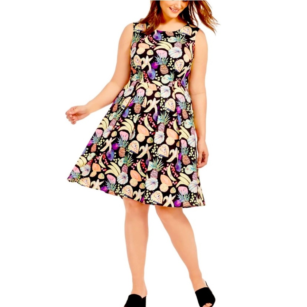 RACHEL ANTONOFF for GB Daniel Dress in Tutti Frutti size 24W